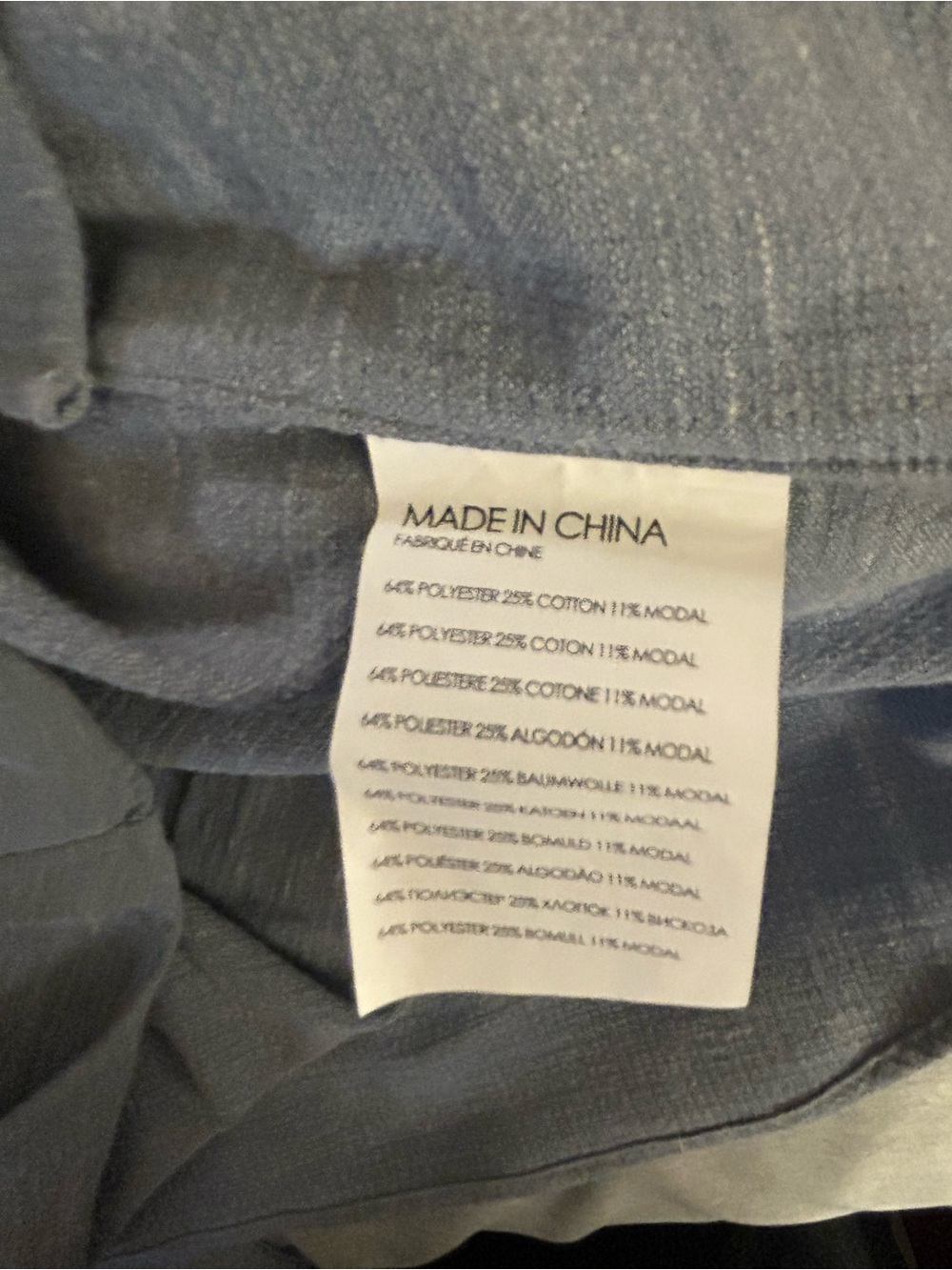 Club Monaco Slate Blue Long Sleeve Button Down Shirt Slim Fit Size Small - Picture 5 of 6